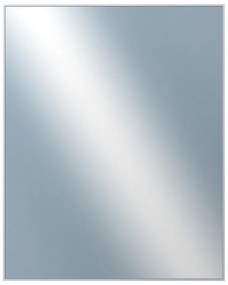 DANTIK - Zrkadlo v rámu, rozmer s rámom 80x100 cm z lišty Hliník strieborná (7022004)