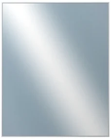 DANTIK - Zrkadlo v rámu, rozmer s rámom 80x100 cm z lišty Hliník strieborná (7022004)