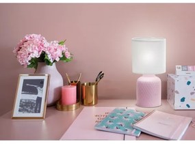Stolná lampa INER 1xE14/40W/230V ružová