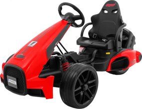 Ramiz Detská motokára na batérie Bolid XR-1 Červená + nastaviteľné riadidlá + tvarované sedadlo