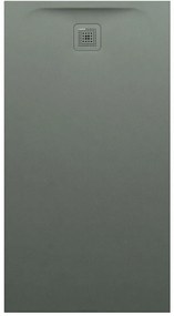 LAUFEN Pro obdĺžniková sprchová vanička z materiálu Marbond, odtok na kratšej strane, 1500 x 800 x 42 mm, betónová šedá, H2139510790001