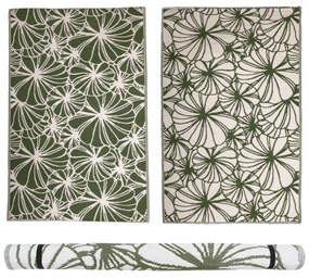 Esschert Design Koberec Jessica, 150x242,5 cm, zelená