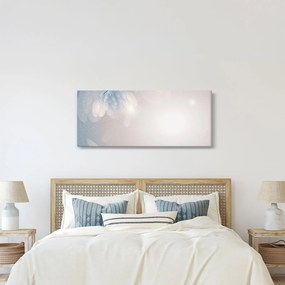 Obraz - Zasnežené kvety (120x50 cm)