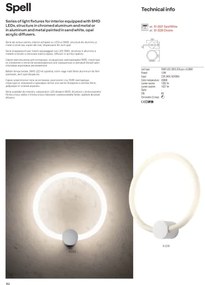 Redo 01-2224 - LED Stmievateľný prisadený luster SPELL LED/43W/230V 3000K chróm