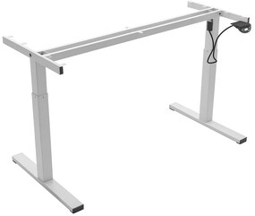 Herný stôl BR04 svetlohnedý s bielym rámom 140 cm