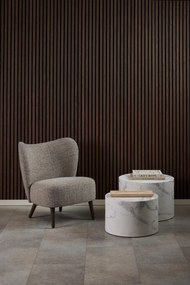 Designové lounge křeslo Elmont mocca