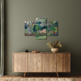 Obraz - Paul Gauguin, Te raau rahi (The Big Tree), reprodukcia (90x60 cm)