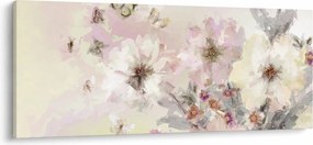Obraz - Kvety, maľba (120x50 cm)