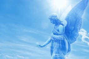 Obraz nádherný anjel na nebi - 120x80