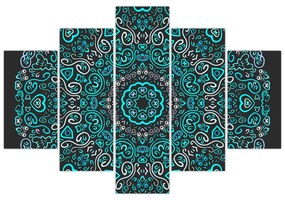 Obraz ornamentálne abstrakcie (150x105 cm)