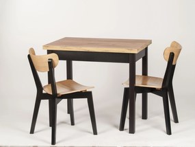 Stima Stôl BINGO Vyberte odtieň ->: Dub Wotan, Vybetre odtieň podnože ->: Biela