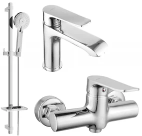 Mexen Pecos DQ40 sprchový set, chrómová - 72704DQ40-00