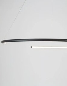LED luster Breda 70 čierne
