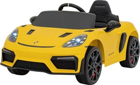 Elektrické autíčko Porsche Spyder RS 718 MP4 žlté