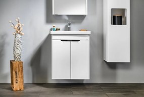 Sapho Sapho, Kúpeľňový set ELLA 60, 2x dvere, biela, KSET-074