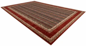 Koberec KASHQAI 4357 300 ramka, orientálny - zelený, bordový