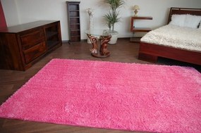 Kusový koberec SHAGGY Izebelie 5cm ružový