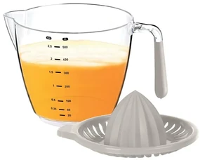 Plastový džbán s odmerkou a odšťavovačom 0,5 l svetlobéžová
