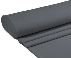 Biante Dekoračný oválny obrus Rongo RG-076 Sivý 50x100 cm