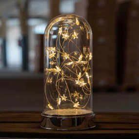 Sada vianočných svetelných kupolí 20 LED, teplá biela, 2 ks