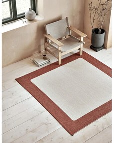 Vnútorný a vonkajší koberec v tehlovo-krémovej farbe 70x120 cm Ilda Brick – Pappelina