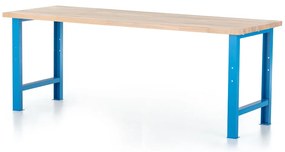 Dielenský stôl Basic 220 x 80 cm, modrá