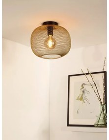 Lucide 45185/30/02 - Stropné svietidlo MESH 1xE27/40W/230V mosadz