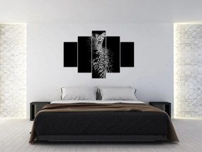 Obraz - Portrét leoparda (150x105 cm)