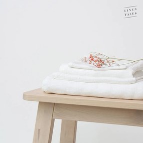 Biely ľanový uterák 125x75 cm - Linen Tales