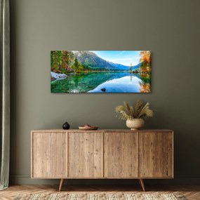Obraz - Jazero Hintersee (120x50 cm)