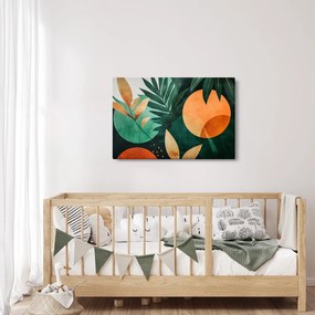 Obraz - Geometrické prírodné motívy (90x60 cm)