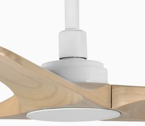 FARO 33805WT - Stropný ventilátor HEYWOOD S drevo/biela pr. 90 cm WT + DO