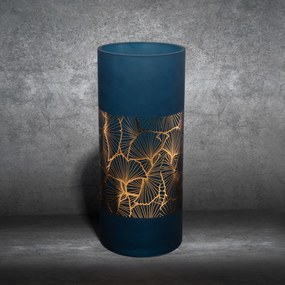 Dekoračná váza MUSA 15x35cm tyrkysová