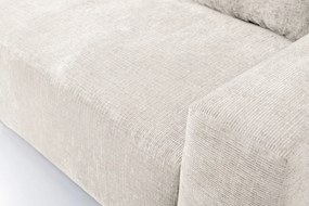 Rozkladacia pohovka Anafi, svetlo - krémová látka