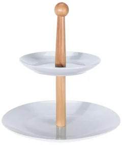 Porcelánový servírovací podnos Rebeca, 24x27 cm