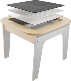 Detský stôl a stoličky s úložným priestorom a doskou