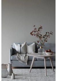 Okrúhly konferenčný stolík v dekore duba v prírodnej farbe 90x90 cm Yumi - Rowico