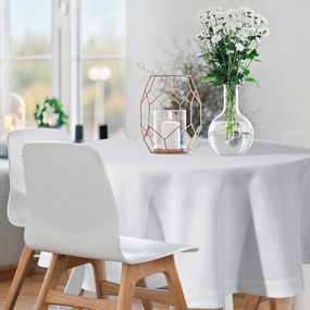 EUROFIRANY OBRUS BIANCA2 (FI) 150 CM BIELY