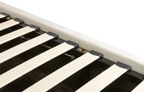 Manželská posteľ 140 cm Lubbka (biela) (s roštom) (s úl. priestorom). Vlastná spoľahlivá doprava až k Vám domov. 1081072