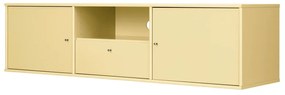 Svetložltý TV stolík 161x42 cm Mistral – Hammel Furniture
