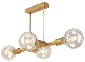 Luster na tyči ASTRID 4xE27/60W/230V zlatá