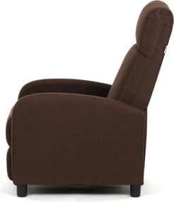 Polohovacie kreslo hnedé TV-W3397 BR2