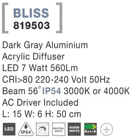 Vonkajšie LED lampa Bliss