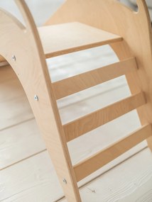 Woodisio Drevená šmýkačka pre deti Miri buk Farba: Prírodné drevo