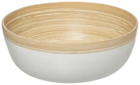Drevená misa Bamb 5500 ml biela