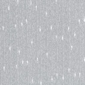 Biela matná sieťovinová záclona VANITA s jemným dažďovým efektom