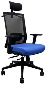 Kancelárska ergonomická stolička DVIS — látka, sieť, viac farieb Modrá