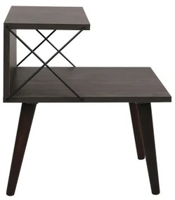 Nočný stolík CROSS 55x50 cm hnedá