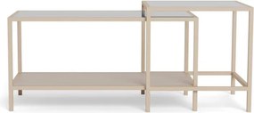 Sada 2 ks konferenčných stolíkov Seaford béžová