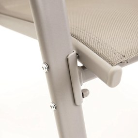 Dekorstudio Balkónový záhradný set – 2 stoličky a stolík - béžový